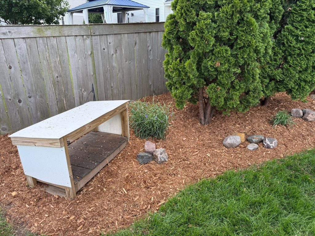 Mulch Renewal and Bed Extension